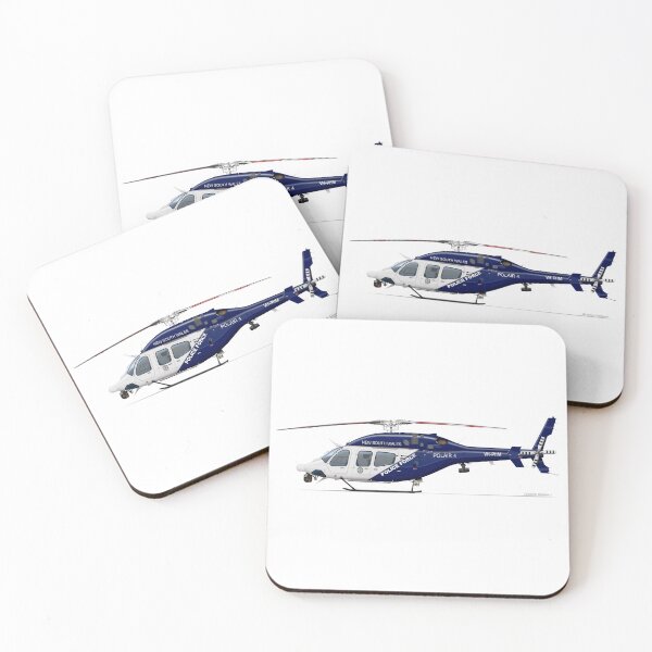 Item preview, BELL 429 VH-PHM NSWPOLAIR 2025 designed and sold by Grubby Fingers Aircraft Illustration.