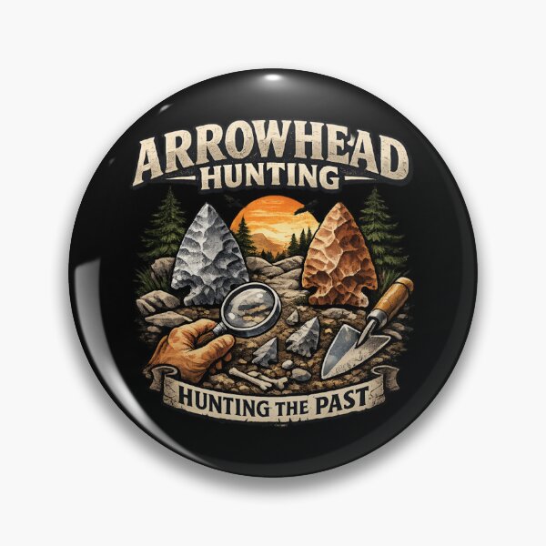 Item preview, Arrowhead Hunting – Hunting the Past Archaeology & Artifact Collector  designed and sold by SidTastic .