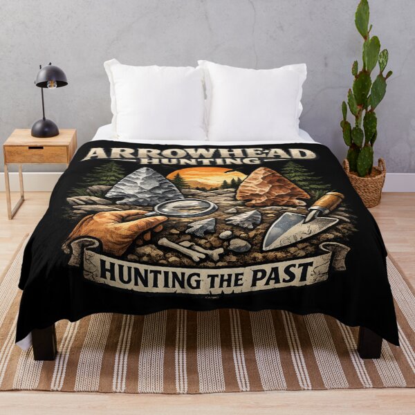 Item preview, Arrowhead Hunting – Hunting the Past Archaeology & Artifact Collector  designed and sold by SidTastic .