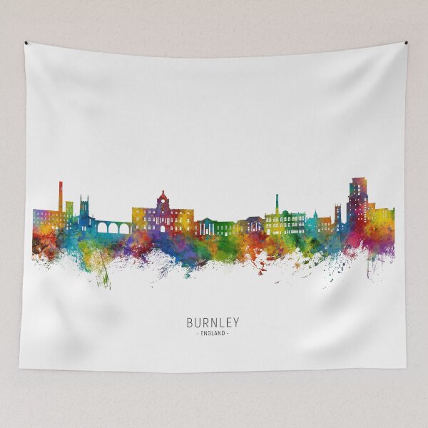 Item preview, Burnley England Skyline designed and sold by ArtPrints.