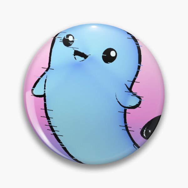 Item preview, Kawaii Blue Ghost Chibi Spooky Cute Pastel designed and sold by AstronautMerch.