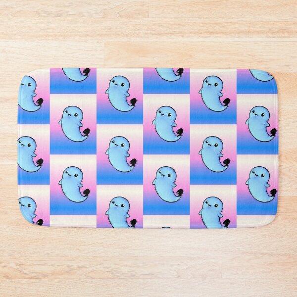 Item preview, Kawaii Blue Ghost Chibi Spooky Cute Pastel designed and sold by AstronautMerch.
