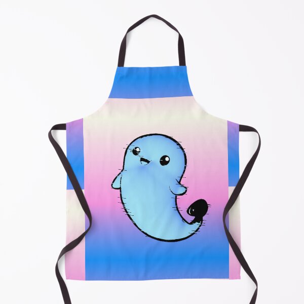 Item preview, Kawaii Blue Ghost Chibi Spooky Cute Pastel designed and sold by AstronautMerch.