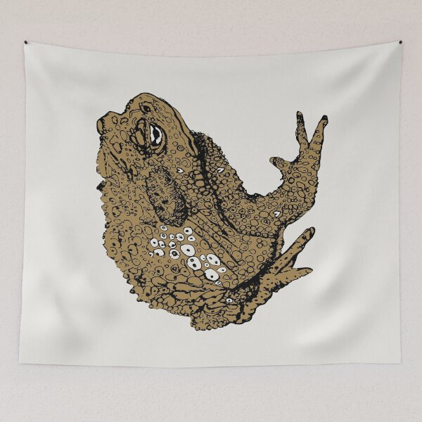 Item preview, Toad - BG (#F0EEE9) and C1 (#A7874D) designed and sold by The Stippler Process.