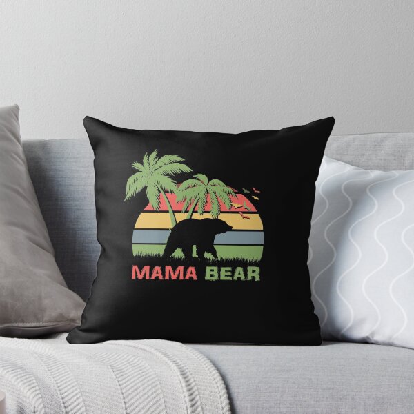Item preview, Mama Bear Tropical Sunset Palm Tree Silhouette designed and sold by marke770.