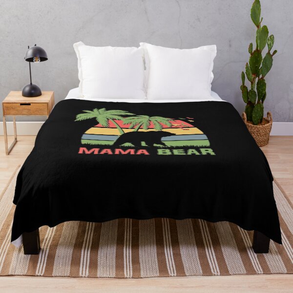 Item preview, Mama Bear Tropical Sunset Palm Tree Silhouette designed and sold by marke770.