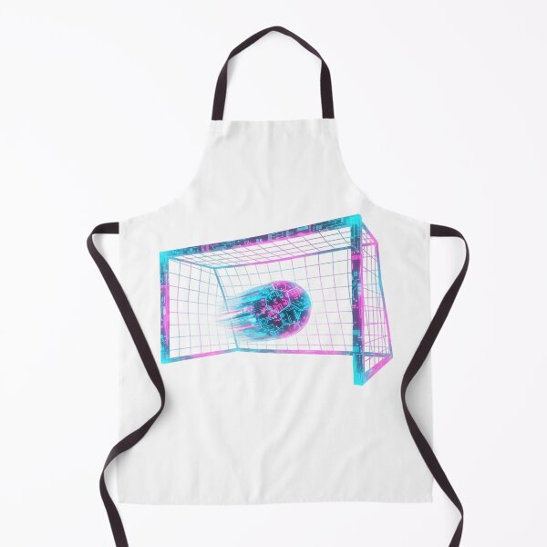 Item preview, Cyberpunk Neon Tech Soccer Ball Holographic Goal Net designed and sold by DripCultureLab.