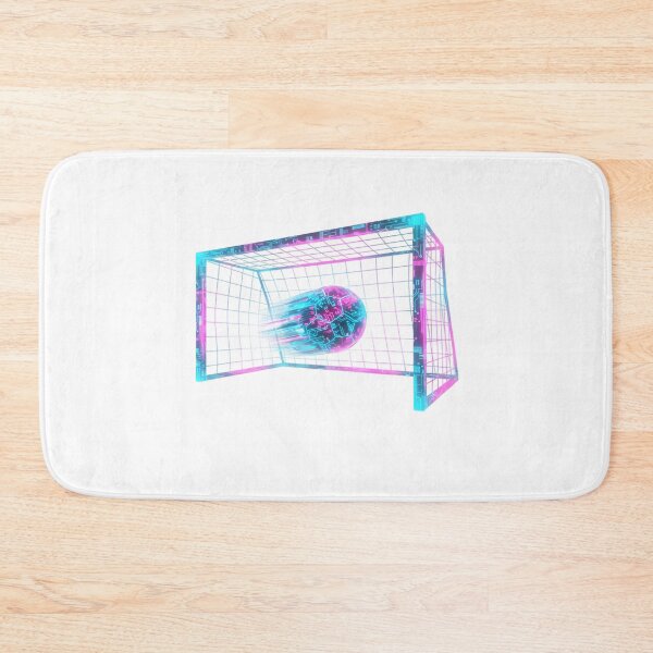 Item preview, Cyberpunk Neon Tech Soccer Ball Holographic Goal Net designed and sold by DripCultureLab.