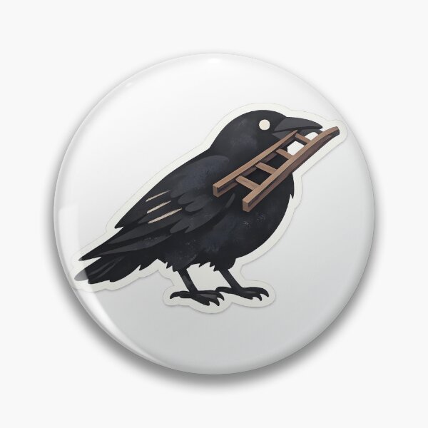 Item preview, Crow With Ladder Minimal Artistic Design designed and sold by Naviora.