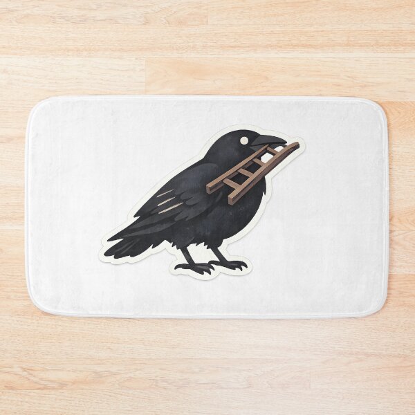 Item preview, Crow With Ladder Minimal Artistic Design designed and sold by Naviora.