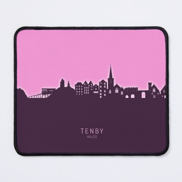 Item preview, Tenby Wales Skyline designed and sold by ArtPrints.