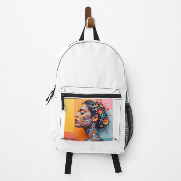 Item preview, Retro Muse: Vibrant Teen Bedroom Aesthetic Canvas Wall Art designed and sold by CodellCreations.