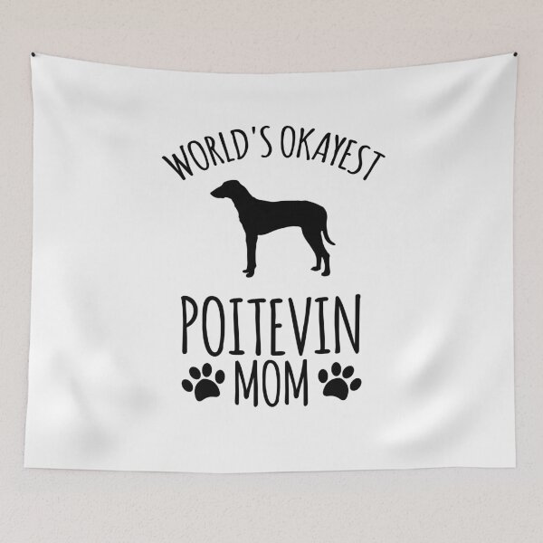 Item preview, Worlds Okayest Poitevin Mom - Dog Mom designed and sold by kindxinn.