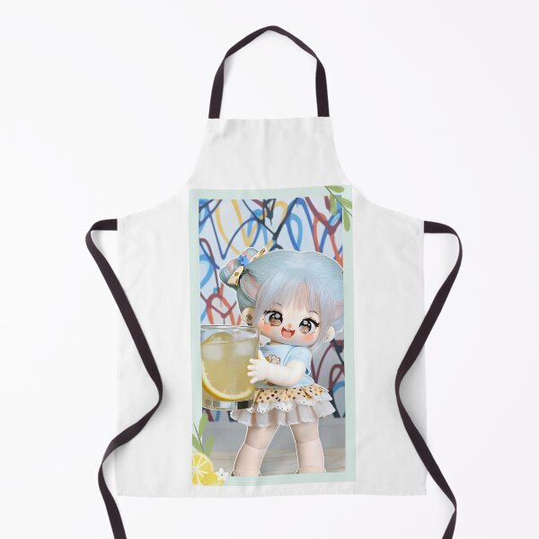 Item preview, Cute Pastel Doll with Lemonade – Kawaii Summer Vibes Art designed and sold by Nicole_83.