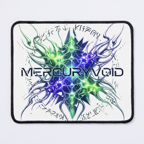 Item preview, Mercury Void Y2K Acid Graphics Liquid Chrome Cyber Goth Techwear designed and sold by Novastitchshop.