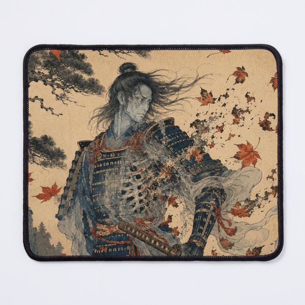 Item preview, Echoing Duelist - Vintage Japanese Samurai Ghost Ukiyo-e Woodblock designed and sold by bapupa.