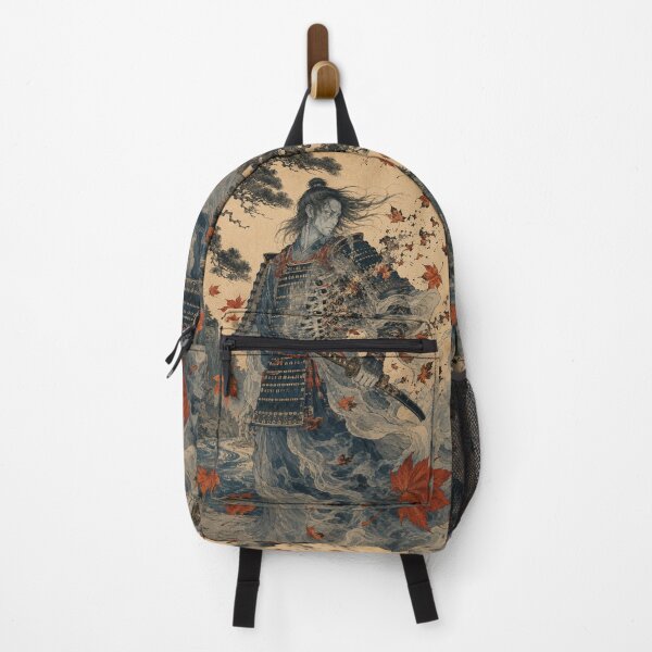 Item preview, Echoing Duelist - Vintage Japanese Samurai Ghost Ukiyo-e Woodblock designed and sold by bapupa.