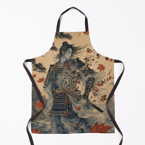 Item preview, Echoing Duelist - Vintage Japanese Samurai Ghost Ukiyo-e Woodblock designed and sold by bapupa.