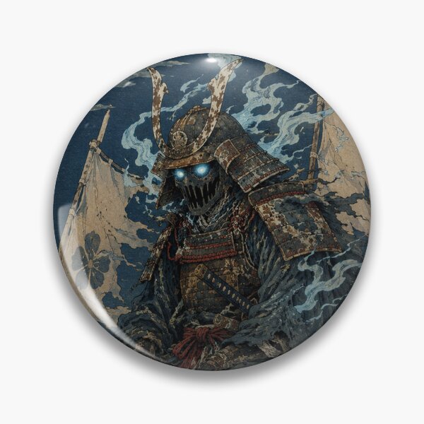 Item preview, Hollow Commander - Vintage Japanese Samurai Ghost Ukiyo-e Woodblock designed and sold by bapupa.