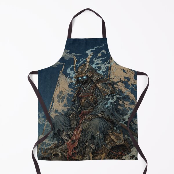 Item preview, Hollow Commander - Vintage Japanese Samurai Ghost Ukiyo-e Woodblock designed and sold by bapupa.