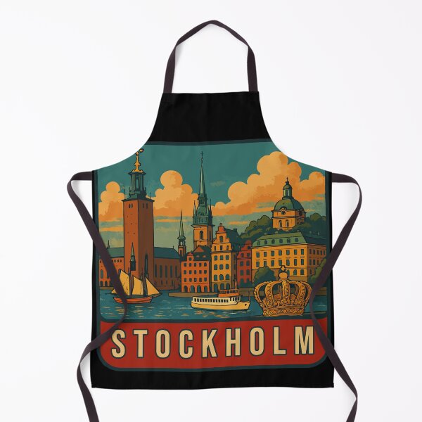 Item preview, Pegatina de recuerdo de viaje a Estocolmo designed and sold by rogue-design.