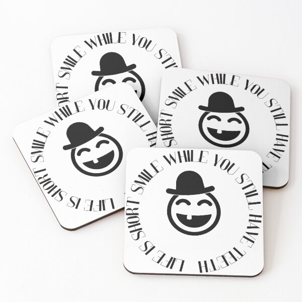 Item preview, Life Is Short Smile While You Still Have Teeth Funny Tooth Emoji Meme T-Shirt | Humorous Dental Humor Gift designed and sold by Art IN Pack.