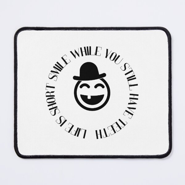 Item preview, Life Is Short Smile While You Still Have Teeth Funny Tooth Emoji Meme T-Shirt | Humorous Dental Humor Gift designed and sold by Art_IN_Design.