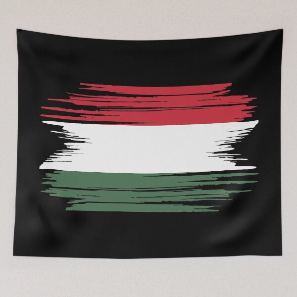 Item preview, Distressed Hungary Flag designed and sold by shitpostee.