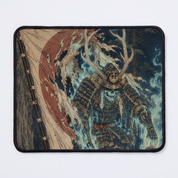 Item preview, Phantom Shogun - Vintage Japanese Samurai Ghost Ukiyo-e Woodblock designed and sold by bapupa.