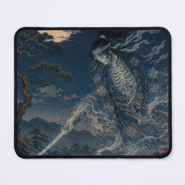 Item preview, Spirit Blade - Vintage Japanese Samurai Ghost Ukiyo-e Woodblock designed and sold by bapupa.