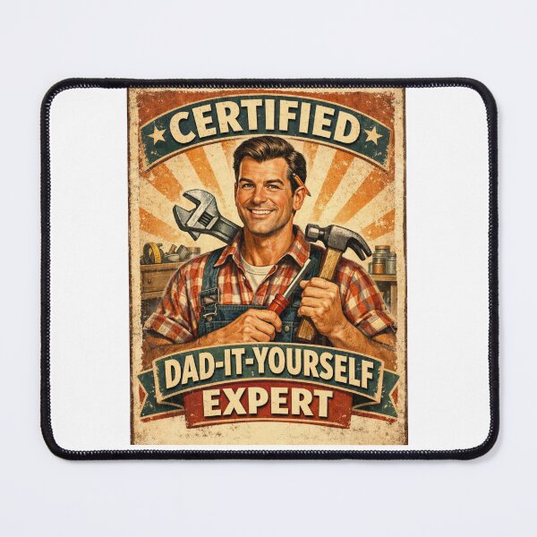 Item preview,  Certified Dad-It-Yourself Expert Retro Vintage Funny Fathers Day Gift For Handyman Dad designed and sold by Print Loft.