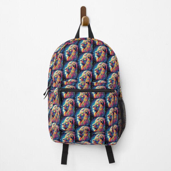 Item preview, Cosmic Neon Lion Spirit designed and sold by FotoworldEdel.
