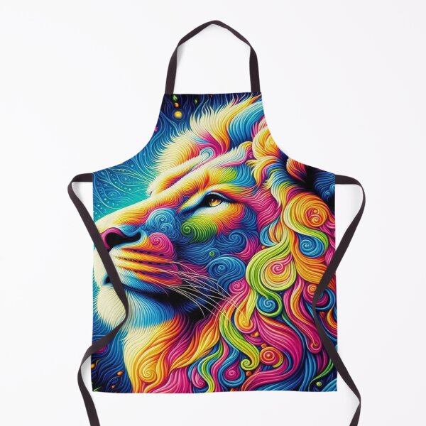 Item preview, Cosmic Neon Lion Spirit designed and sold by FotoworldEdel.