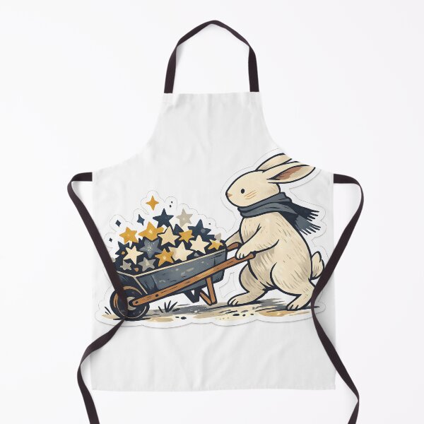 Item preview, Rabbit Carrying Stars Minimal Illustration designed and sold by Naviora.