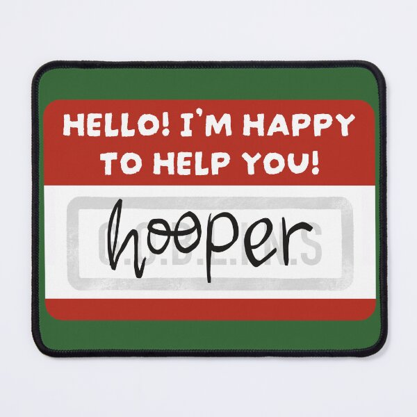 Item preview, Hooper Name Tag designed and sold by GOBLINSPodcast.