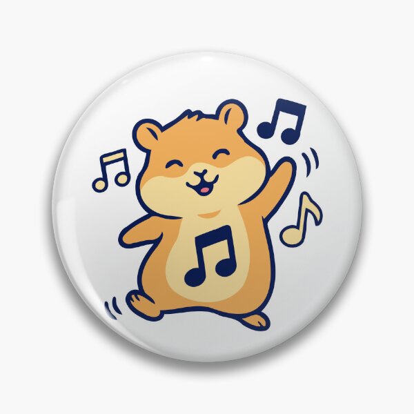 Item preview, Jazzy Hamster - Music Passion Sticker Pack - Tee designed and sold by RedStreamStudio.