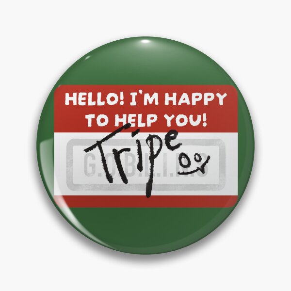 Item preview, Tripe Name Tag designed and sold by GOBLINSPodcast.