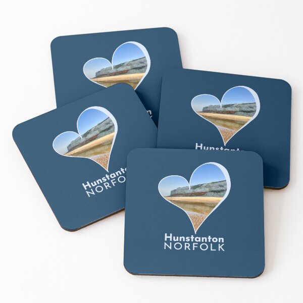 Item preview, Hunstanton Norfolk Heart Design Featuring Famous Cliffs Coast designed and sold by MyriadNorfolk.