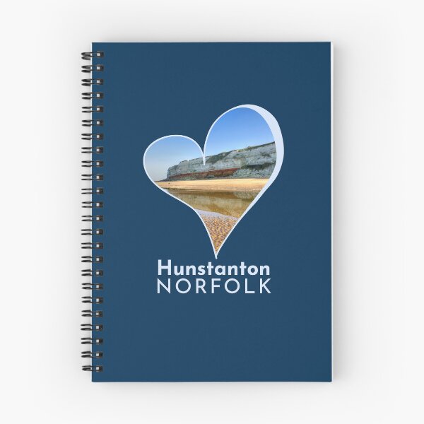 Item preview, Hunstanton Norfolk Heart Design Featuring Famous Cliffs Coast designed and sold by MyriadNorfolk.