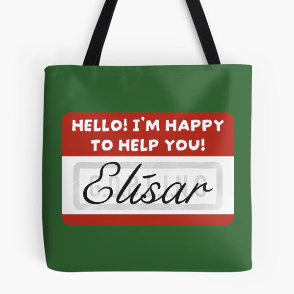 Item preview, Elisar Name Tag designed and sold by GOBLINSPodcast.