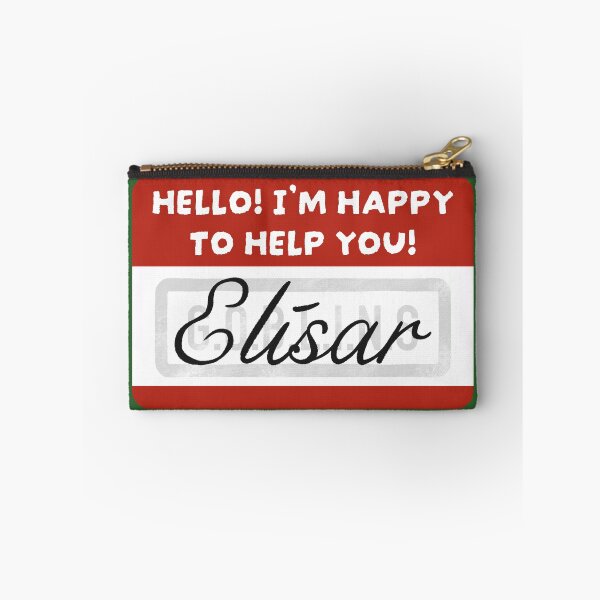 Item preview, Elisar Name Tag designed and sold by GOBLINSPodcast.