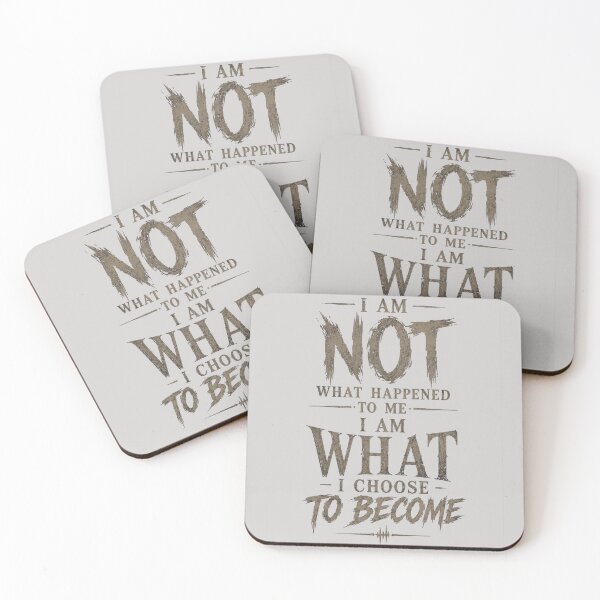 Item preview, I Am Not What Happened To Me I Am What I Choose To Become Motivational Quote designed and sold by NBT-NOVA.