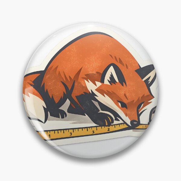 Item preview, Fox With Measuring Tape Artistic Design designed and sold by Naviora.