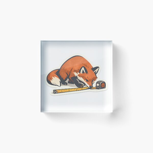 Item preview, Fox With Measuring Tape Artistic Design designed and sold by Naviora.