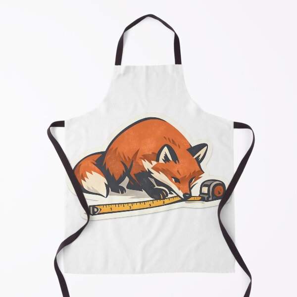 Item preview, Fox With Measuring Tape Artistic Design designed and sold by Naviora.