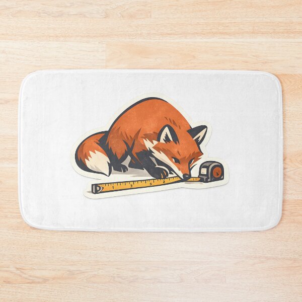 Item preview, Fox With Measuring Tape Artistic Design designed and sold by Naviora.