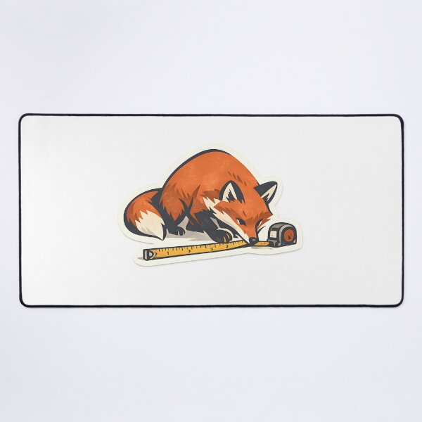 Item preview, Fox With Measuring Tape Artistic Design designed and sold by Naviora.
