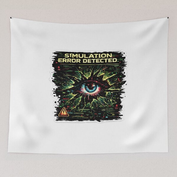Item preview, Reality Is Broken Glitch - Creepy Cyberpunk Matrix Aesthetic designed and sold by RebelVibeX.