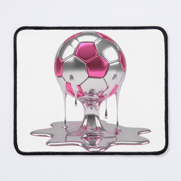 Item preview, Liquid Metallic Chrome Melting Soccer Ball Drip designed and sold by DripCultureLab.