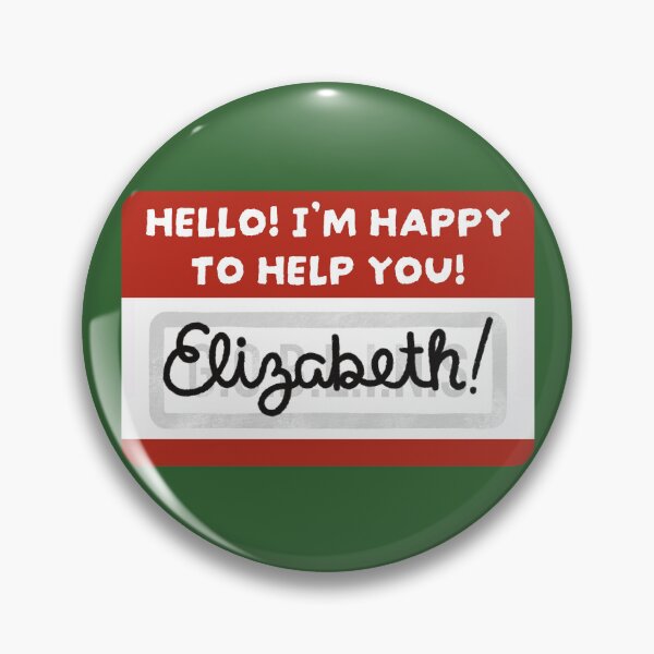 Item preview, Elizabeth Name Tag designed and sold by GOBLINSPodcast.